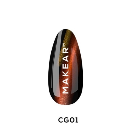 Lakier hybrydowy #GC01 Galaxy Cat Eye